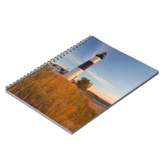 Big Sable Point Leuchtturm am Lake Michigan 3 Notizblock (Linke Seite)