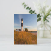 Big Sable Point Leuchtturm am Lake Michigan 3 Postkarte (Stehend Vorderseite)