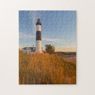Big Sable Point Leuchtturm am Lake Michigan 3 Puzzle