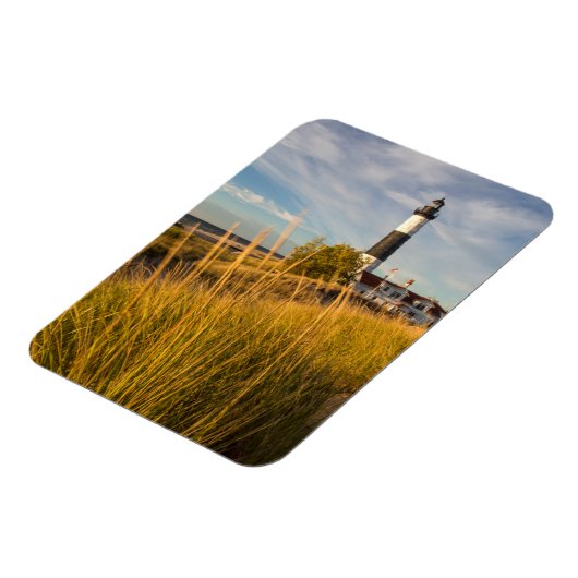 Big Sable Point Leuchtturm am Lake Michigan Magnet (Linke Seite)