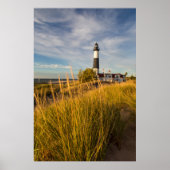 Big Sable Point Leuchtturm am Lake Michigan Poster (Vorne)