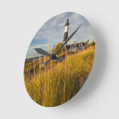 Big Sable Point Leuchtturm am Lake Michigan Runde Wanduhr (Winkel)