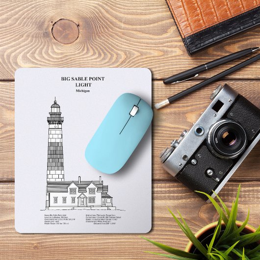 Big Sable Point Leuchtturm - Michigan - BD Mousepad