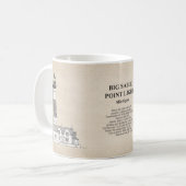 Big Sable Point Leuchtturm - Michigan - SBD Kaffeetasse (Vorderseite Links)