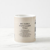 Big Sable Point Leuchtturm - Michigan - SBD Kaffeetasse (Mittel)