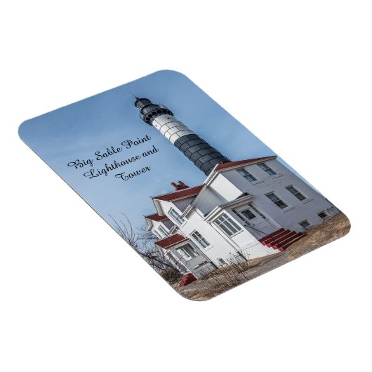 Big Sable Point Leuchtturm und Turm Magnet (Rechte Seite)