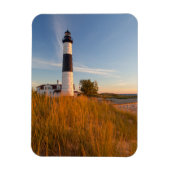 Big Sable Point Lighthouse am Lake Michigan 3 Magnet (Vertikal)