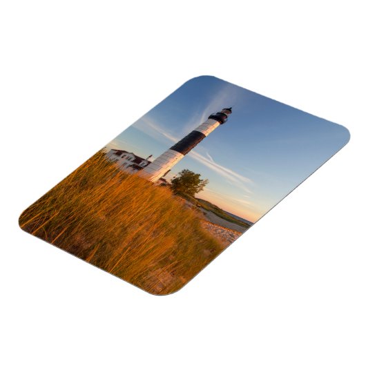 Big Sable Point Lighthouse am Lake Michigan 3 Magnet (Linke Seite)