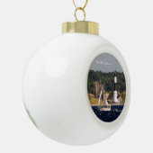 Big Sable Point Lighthouse & Boat Ornament (Links)