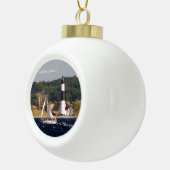 Big Sable Point Lighthouse & Boat Ornament (Rechts)