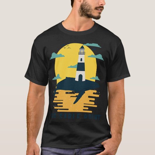 Big Sable Point Lighthouse Lago Maggiore T-Shirt (Vorderseite)
