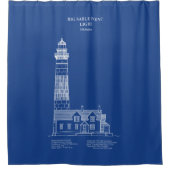 Big Sable Point Lighthouse - Michigan - AD Duschvorhang (Vorderseite)