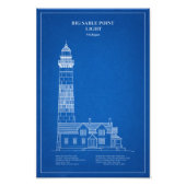 Big Sable Point Lighthouse - Michigan - AD Fotodruck (Vorne)