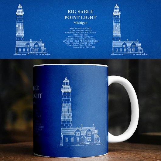 Big Sable Point Lighthouse - Michigan - AD Kaffeetasse