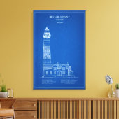 Big Sable Point Lighthouse - Michigan - AD Leinwanddruck (Insitu (Wohnzimmer))
