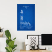 Big Sable Point Lighthouse - Michigan - AD Poster (Heimbüro)