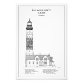 Big Sable Point Lighthouse - Michigan - BD Fotodruck (Vorne)