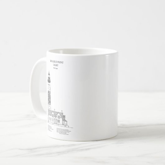 Big Sable Point Lighthouse - Michigan - BD Kaffeetasse (Vorderseite Links)