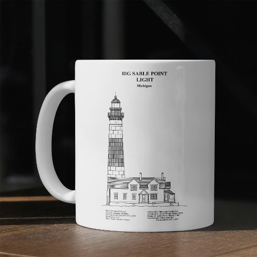 Big Sable Point Lighthouse - Michigan - BD Kaffeetasse