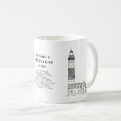 Big Sable Point Lighthouse - Michigan - BD Kaffeetasse (VorderseiteRechts)