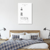 Big Sable Point Lighthouse - Michigan - BD Leinwanddruck (Insitu (Schlafzimmer))