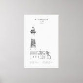 Big Sable Point Lighthouse - Michigan - BD Leinwanddruck (Vorderseite)