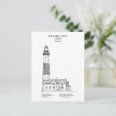 Big Sable Point Lighthouse - Michigan - BD Postkarte (Stehend Vorderseite)