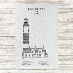 Big Sable Point Lighthouse - Michigan - BD Puzzle