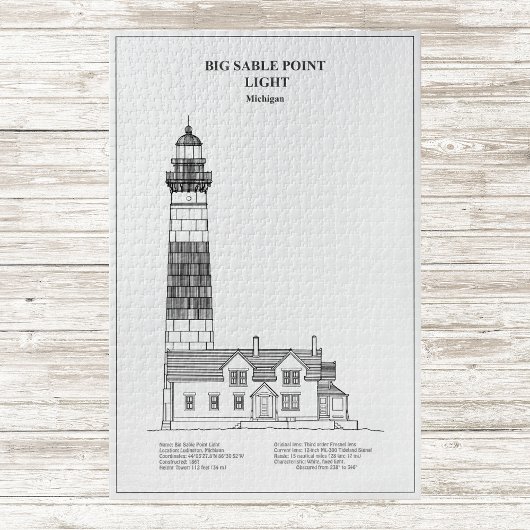 Big Sable Point Lighthouse - Michigan - BD Puzzle
