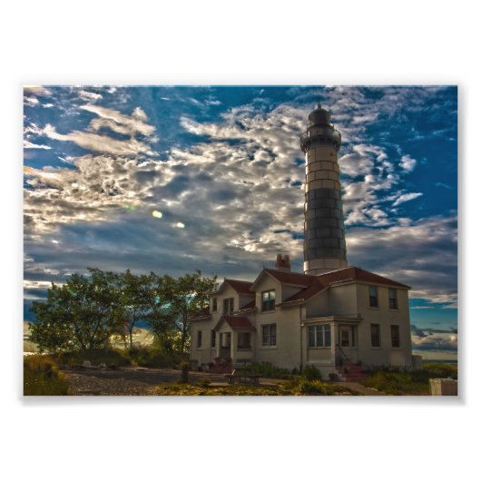 Big Sable Point Lighthouse, Michigan Fotodruck (Vorne)