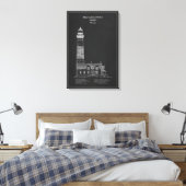 Big Sable Point Lighthouse - Michigan - PD Leinwanddruck (Insitu (Schlafzimmer))