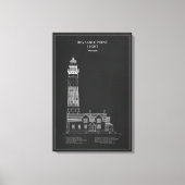 Big Sable Point Lighthouse - Michigan - PD Leinwanddruck (Vorderseite)