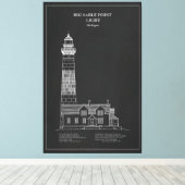 Big Sable Point Lighthouse - Michigan - PD Leinwanddruck (Insitu (Holzboden))