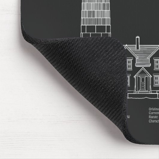 Big Sable Point Lighthouse - Michigan – PD Mousepad (Ecke)