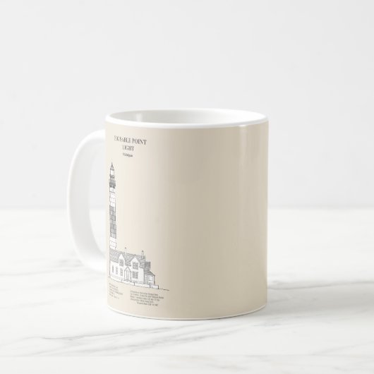 Big Sable Point Lighthouse - Michigan - SBD Kaffeetasse (Vorderseite Links)