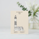 Big Sable Point Lighthouse - Michigan - SBD Postkarte (Stehend Vorderseite)