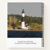 Big Sable Point Lighthouse Notebook Notizblock (Rückseite)