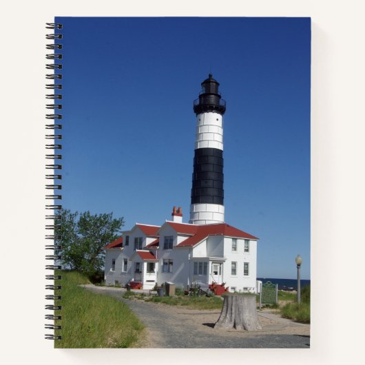Big Sable Point Lighthouse Notebook Notizblock (Vorderseite)