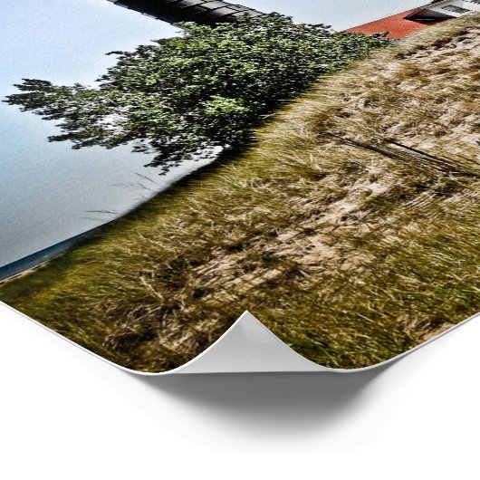 Big Sable Point Lighthouse Poster (Ecke)