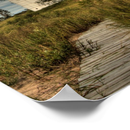 Big Sable Point Lighthouse Poster (Ecke)