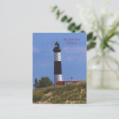 Big Sable Point Lighthouse Postkarte (Stehend Vorderseite)