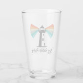 Big Sable Point Lighthouse Regenbogen Glas (Rückseite)