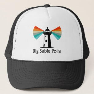 Big Sable Point Lighthouse Regenbogen Truckerkappe