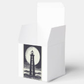 Big Sable Point Michigan Lighthouse Moon Geschenkschachtel (Geöffnet)