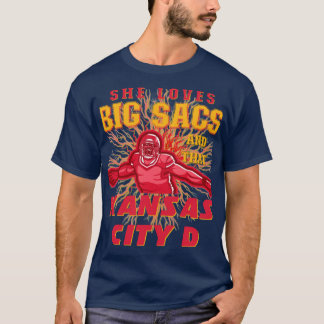 Big Sacs Defense Schneiden Kansas City Chiefs T-Shirt