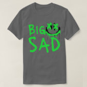 Big Sad Graffiti - Gray Unisex T-Shirt (Design vorne)