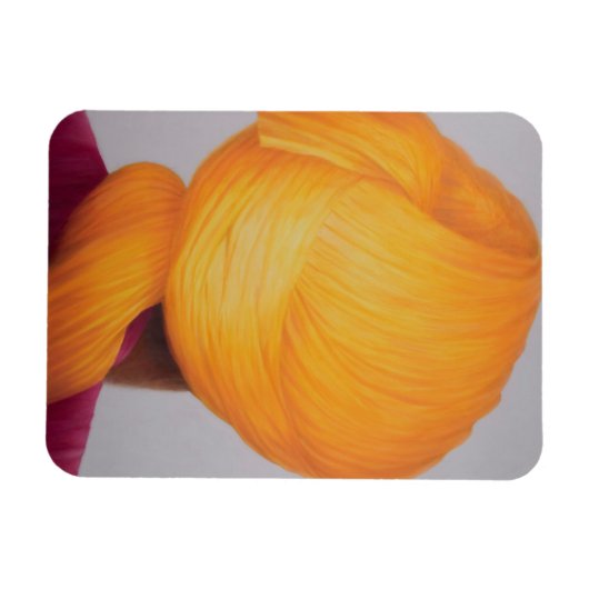 Big Saffron Turban Magnet (Horizontal)