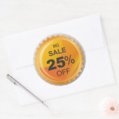 Big Sale 25% Preis ohne Rabatt Aufkleber (Umschlag)
