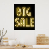 Big Sale Neon Sign Poster (Küche)