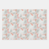 Big Sand Dollars Gemusterte flache Wrapping Paper  Geschenkpapier Set (Vorderseite 2)